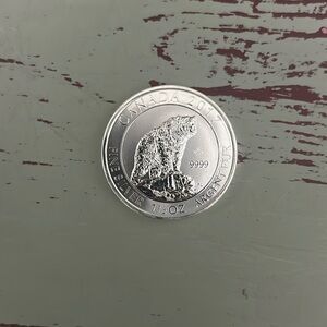 2017 Canada 1.5 Oz Silver grizzled bear Royal Canadian Mint